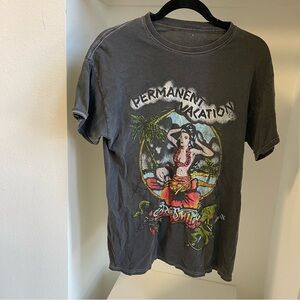 Vintage 2000s Vacation Graphic Tee Streetwear - Gray